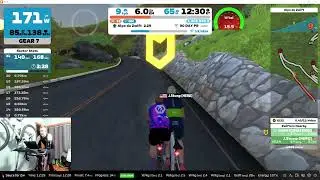 2023-Dec-17: Zwift - Meetup on Road to Sky in Watopia