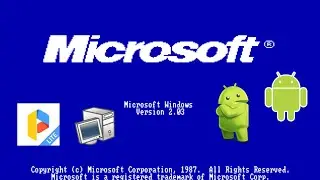 Установка Windows 2.03 под MS-DOS 5.0 LBochs PC Emulator на андроид #2 в 2024 году