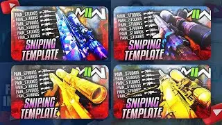 COD MW2 2O22 SNIPING FEED THUMBNAIL TEMPLATE! PSD!!