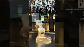 A first-in-airport robot bartender, ‘Toni’ In Singapore Changi airport