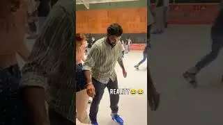 Ice Skating:ExpectationVsReality 😂 #iceskating #gurgaon