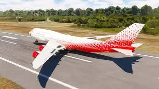 Most Dangerous Plane Landing with amazingly great pilot skills eps 0282
