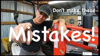 DON'T MAKE THESE MISTAKES! Yanmar Tractor easy tips to avoid trouble!
