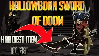 =AQW= HARDEST ITEM IN THE GAME! How To Get the Hollowborn Sword of the Underworld! (2022)