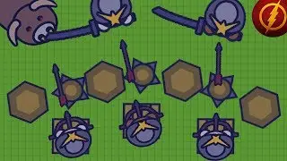 Moomoo.io - NEW SKIN COLOR+PLATFORM TOWER! Best Moments