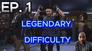 EA UFC 5 Career Mode Ep. 1 - LEGENDARY DIFFICULTY!
