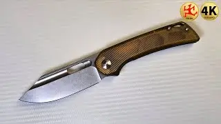 🔪 Распаковываем новый складной нож EDC! Гладкий, прочный и янтарно-красный 💛