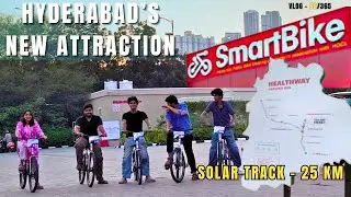 Hyderabad Solar Cycling Track | India&rsquo;s First Solar Roof track | Smart Bike | Kokapet | Nanakramguda