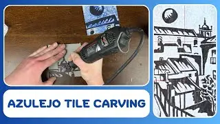 Designing My Own Azulejo Tile | From Travel Photo to Linocut