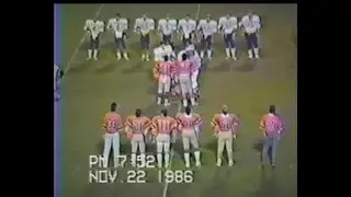 1986 GISA CLASS A FOOTBALL SEMIFINALS: Valwood School Valiants vs Tiftarea Academy Panthers