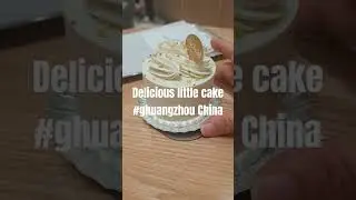 Delicious little cake tart in Ghuanzhou China