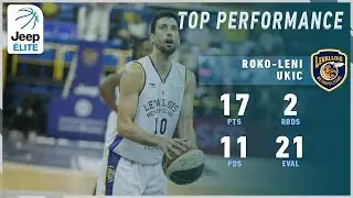 Roko-Leni Ukic 17PTS, 11AST vs Limoges | Highlights Jeep&reg; &Eacute;LITE