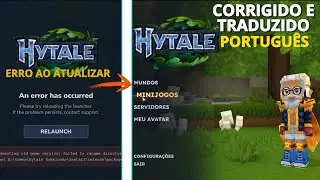 HYTALE | Como TRADUZIR PT-BR e corrigir ERRO ao tentar ATUALIZAR