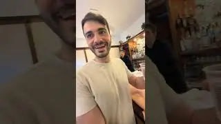 My Italian husband shows you how to drink an espresso in Italy 😀