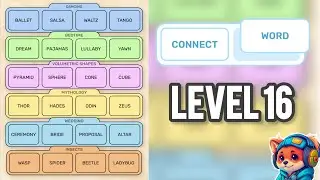Connect Word Level 16 | Walkthrough & Solution (iOS / Android)