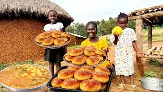 She Has No Oven… But Makes the Softest Pumpkin Sesame Roll Buns for Her Family 😭🥖