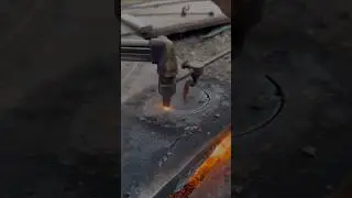 amazing to cutting 85mm round iron hook#cuttingtool#skills#idea#shortsvideo