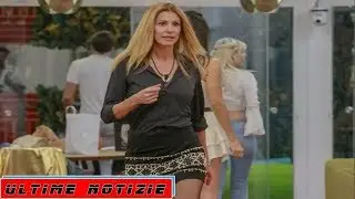 Adriana Volpe Grande Fratello Vip, siparietto hot di fronte a Andrea Denver