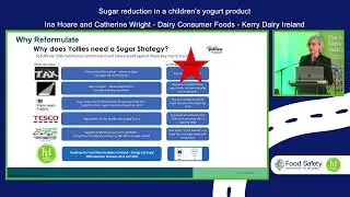 Dairy Consumer Foods, Kerry Dairy Ireland, sugar reduction in a children&rsquo;s yogurt product