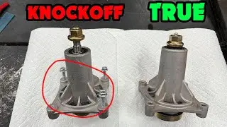 WHY YOU SHOULD BE CAREFUL BUYING KNOCK OFF BLADE SPINDLES ONLINE