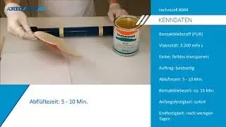 Weich-PVC mit lackiertem Metall kleben mit technicoll 8044