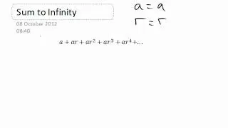HL/SL AA/AI: Sum to Infinity