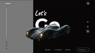 Responsive car website using HTML, CSS, & JavaScript (GSAP ANIMATION).