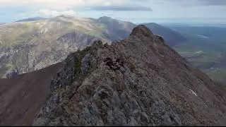 Crib Goch Snowdon - 360 and Drone footage -