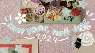 welcoming the new year (kind of late) 🍾🥂🍃 making a dream board, reseting and relaxing