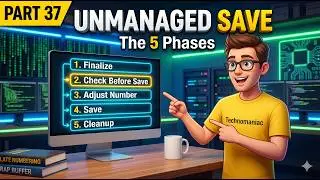 Mastering Unmanaged Save Sequence (3)  RAP Part 37