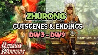 Zhurong ВСЕ кат-сцены и концовки - Dynasty Warriors - 4K 60 FPS