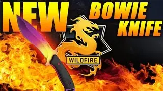 CS:GO NEW Operation Wildfire Bowie Knife Showcase ( Bowie knife fade/Crimsonweb/Slaughter)
