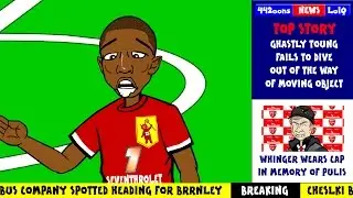 🐥ASHLEY YOUNG BIRD POOP🐥 Man Utd v Swansea 1-2 2014 (Bird poos in mouth Man Utd)