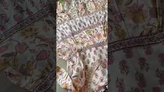 Pure cotton Anarkali kurta set from Myntra #myntra #purecotton #anarkali #kurtaset #summerfashion