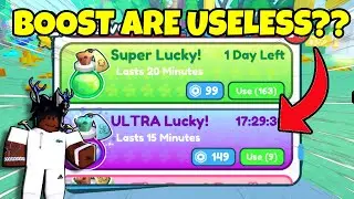 PET SIMULATOR X BOOST DOESNT EFFECT HUGE CHANCES (ROBLOX)??