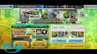 Limited Summon SDQ Points Goblimon and Raremon Spotlight Digimon Quest