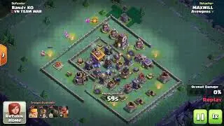 Builder base Cannon cart and Raged Barbarian 3 star attack