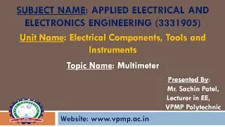 MULTI METER | AEEE | 3331905 | MR. SACHIN A. PATEL