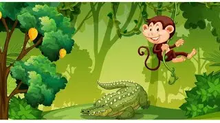बुद्धिमान बंदर और मगरमच्छ की कहानी |Magarmach Aur Bandar Ki Kahani. Moral Story ! Hindi Story !