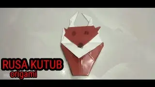 Easy/Rusa kutub mudah dari origami#origami #kertaslipat #tutorialorigami 