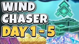 Wind Chaser Day 1-5  Event Guide Genshin Impact |  Galezone Speedrun