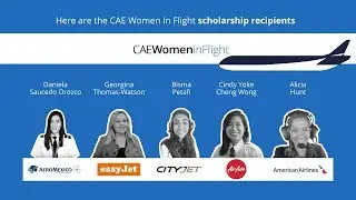 CAE Women in Flight Scholarship Recipients - 2019