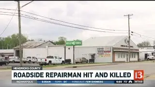 Roadside repairman killed