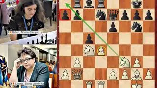 WGM Cosma Elena vs Balan Briana - Romanian Championship Rd1 - Queen's Pawn Game: Zukertort Variation