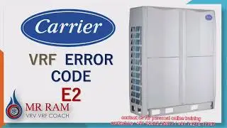 CARRIER VRF ERROR CODE E2 (ENGLISH)