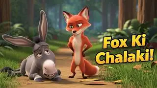 Fox Ki Chalaki 😱 | Bewakoof Donkey | Jungle Moral Story