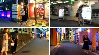 【4k60】夜の鶯谷のホテル街を散歩！ ホテルインアウトラッシュ！