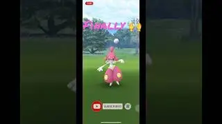 FINALLY caught this Pok&eacute;mon #shorts #pokemongo
