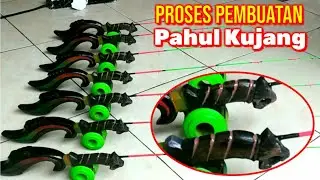 MEMBUAT JORAN PAHUL KUJANG DENGAN GAGANG KEPALA MACAN || Handle Rod Unik Set 7