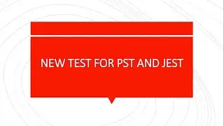 #pstjestupdate #governmentjobs #news New test for pst and jest students